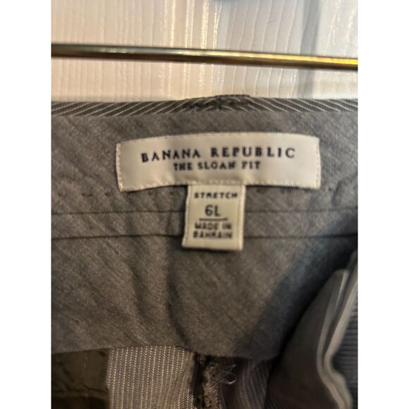 Banana Republic Sloan Fit dress pants stretch 6 long - Picture 3 of 3